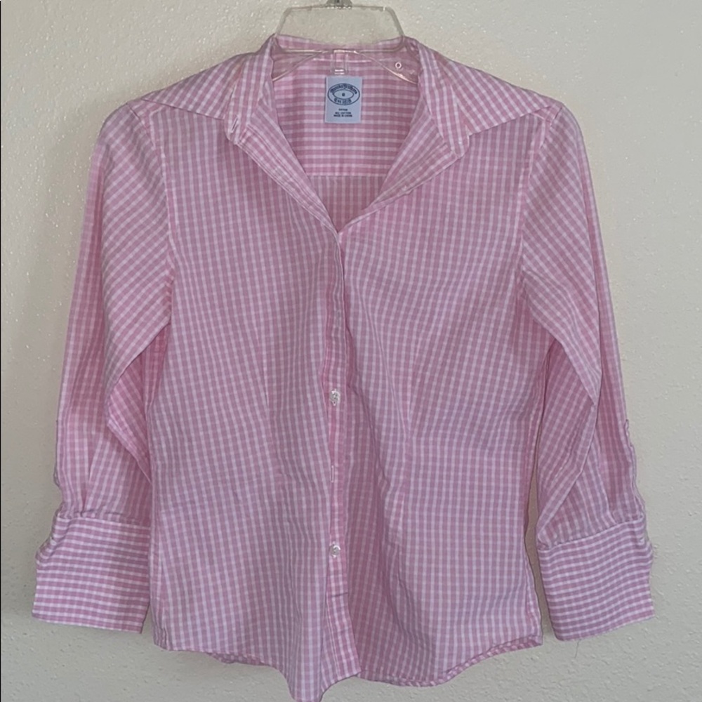 Pink and White Flannel